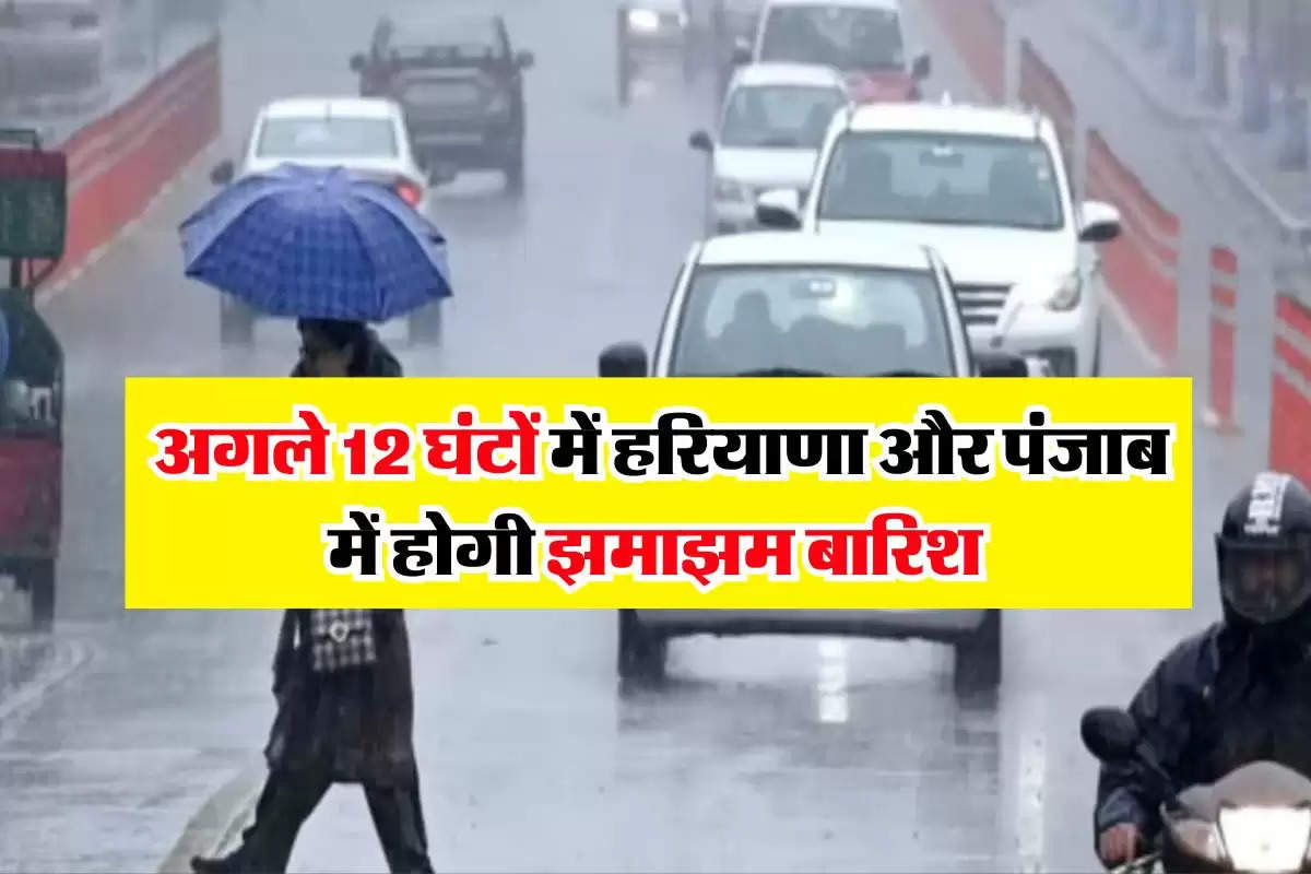  अगले 12 घंटों में हरियाणा और पंजाब में होगी झमाझम बारिश, मौसम विभाग ने जारी किया अलर्ट