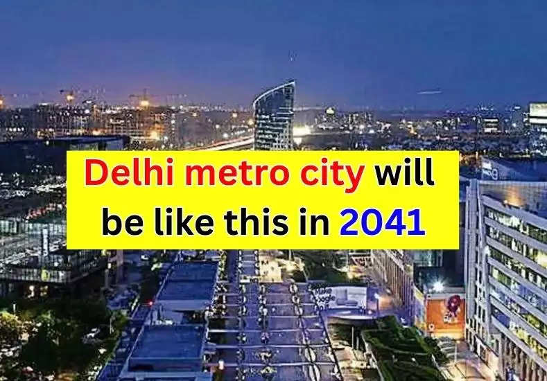 Delhi Metro City: Delhi will be like this in 2041, these special things included in the master plan